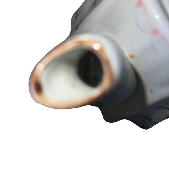 Farmhouse Girl whimsical teapot by the Bombay Company removable tea party lid - Picture 6 of 10